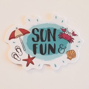 10/$10 Sun & Fun Sticker